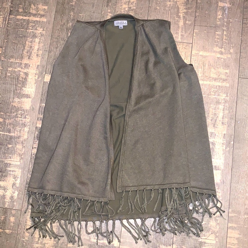 Joseph A fringe sweater vest